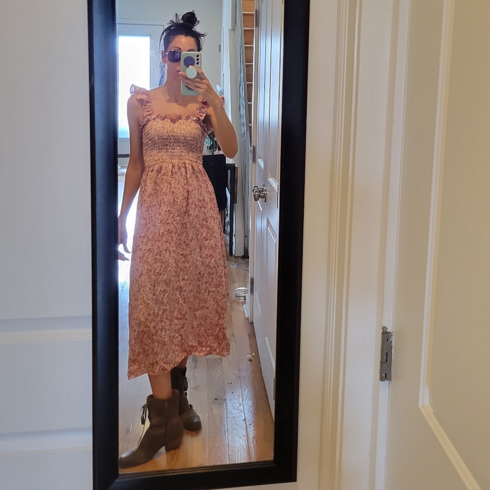 Floral midi dress NWT